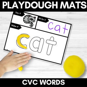 CVC Playdoh Mats