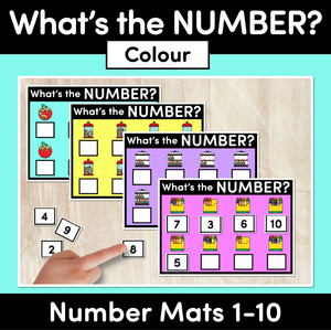 WHAT'S THE NUMBER MATS: 1-10 Colour