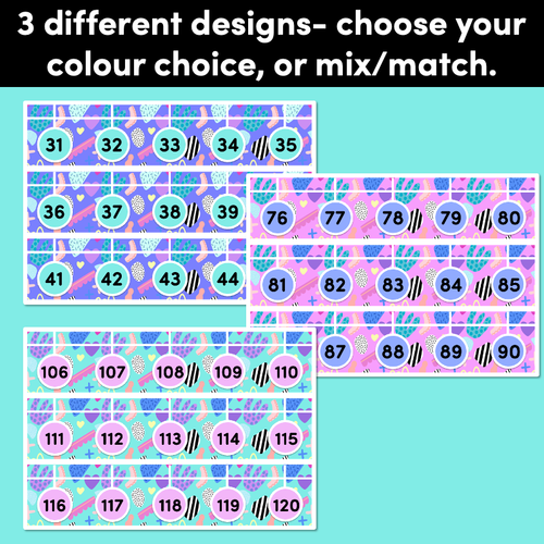 Resource preview 2 for NUMBER LINE DISPLAY- The Wonderland Collection