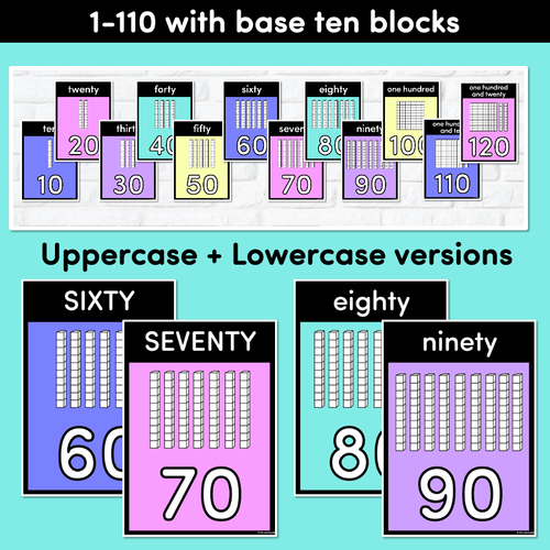 Resource preview 2 for PLACE VALUE POSTERS - The Wonderland Collection