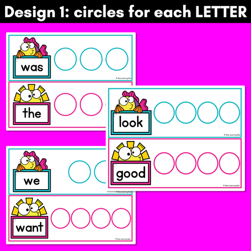 Resource preview 2 for High Frequency Word Building Cards - Low Prep Phonics Center for Heart Words