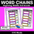 2 for CVC Word Chains Bundle - Beginning, Middle and End Sounds