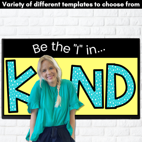 Resource preview 2 for Kindness Digital Display: Be the I in KIND