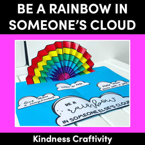 Resource preview 1 for Be A Rainbow in Someone's Cloud CRAFTIVITY