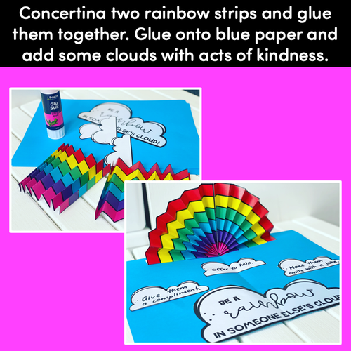 Resource preview 2 for Be A Rainbow in Someone's Cloud CRAFTIVITY