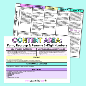 Form, Regroup & Rename 3-Digit Numbers - Grade 1 & 2 Program
